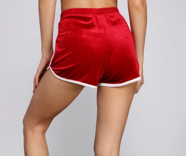 Keep It Trendy Velvet Shorts - Image 25