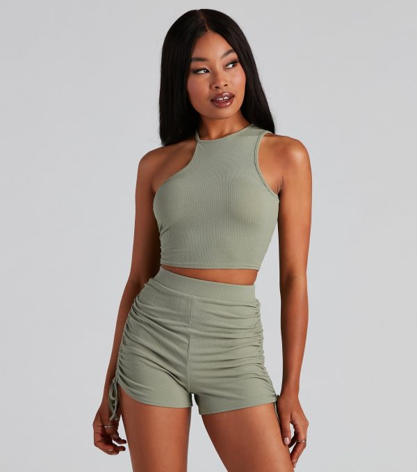 Cruising Together Rib Knit Shorts - Image 6