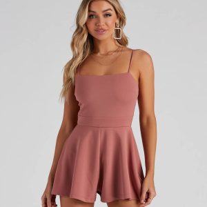 Take Me To Capri Square Neck Romper