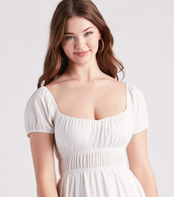 Flirty Style Ruched Romper - Image 9
