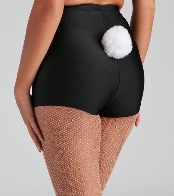 Sultry Look High Waist Nylon Hot Shorts - Image 3