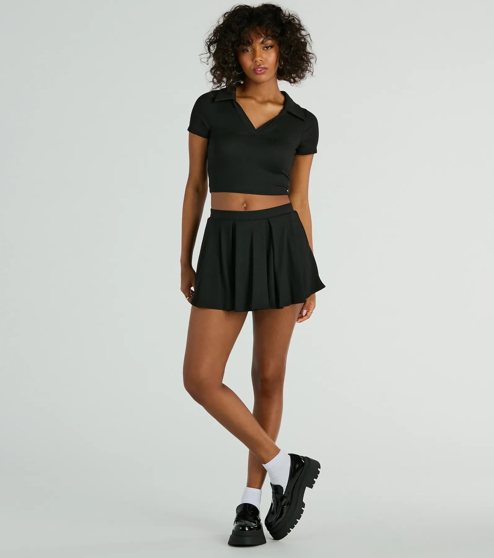 Game Set High Rise Pleated Mini Skort - Image 5