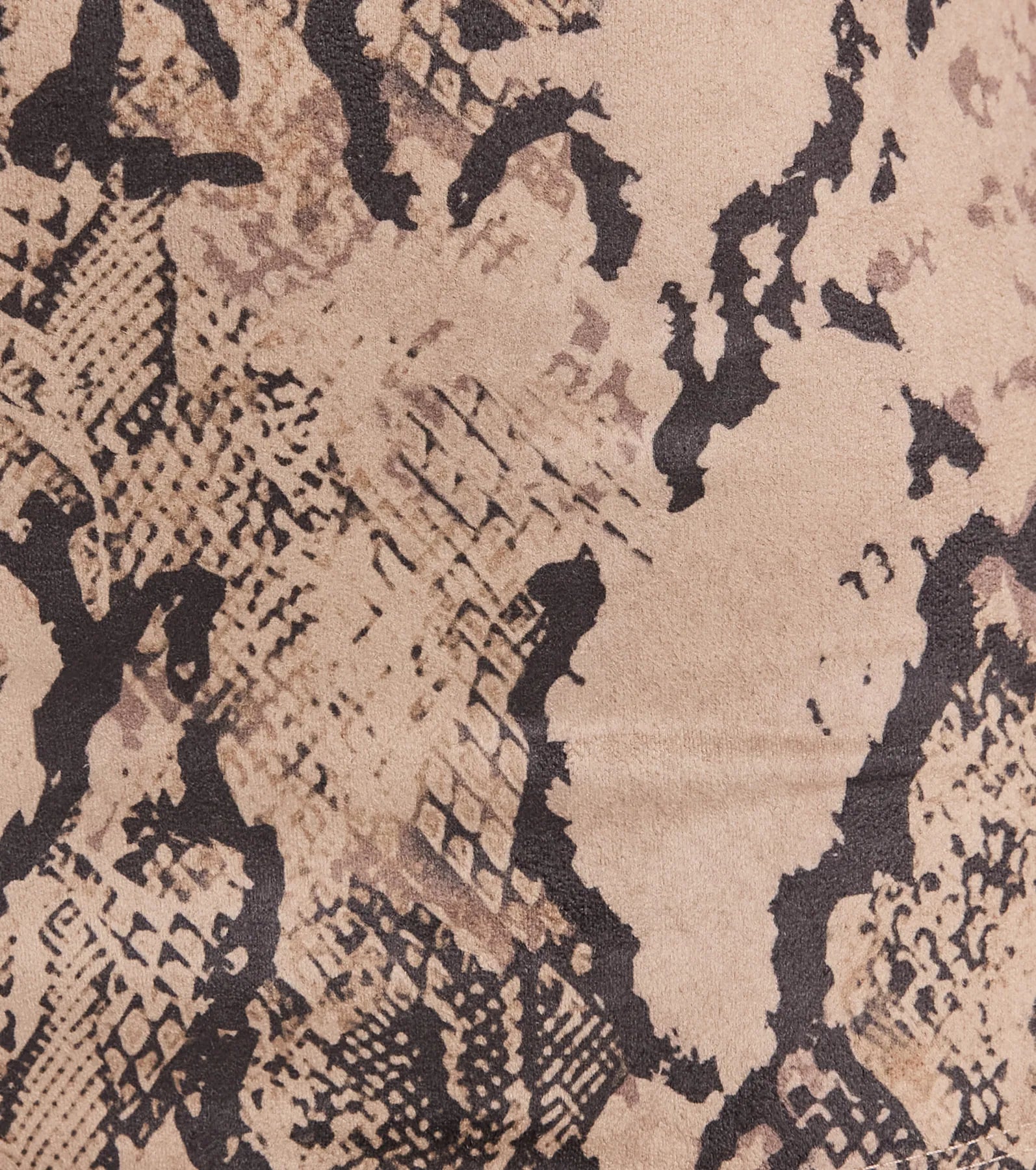 Show Stopping Hisss Snake Print Faux Suede Hot Shorts - Image 3