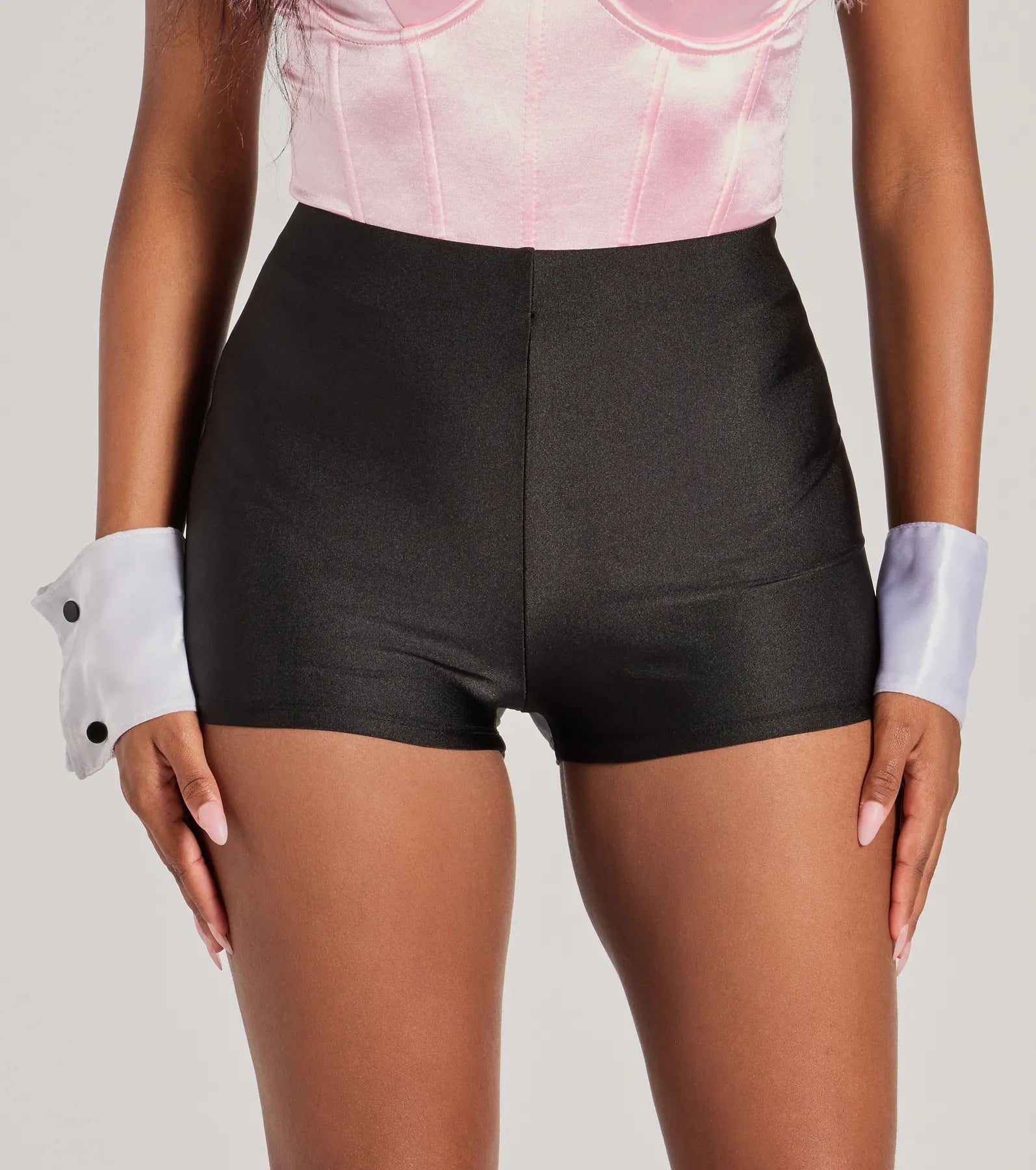 Sultry Icon Nylon Hot Shorts - Image 3