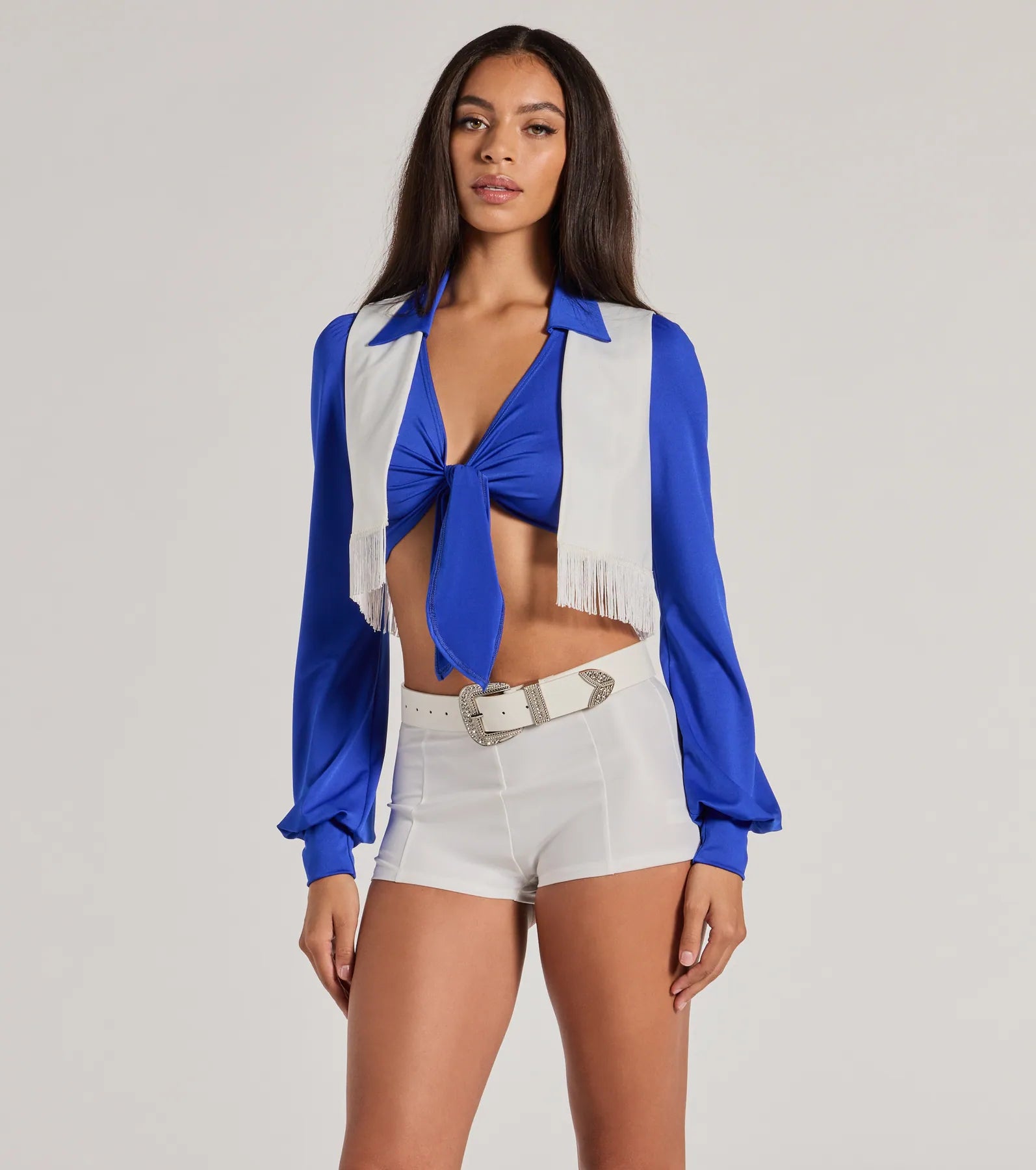 Sleek Vibe Faux Leather Hot Shorts - Image 8
