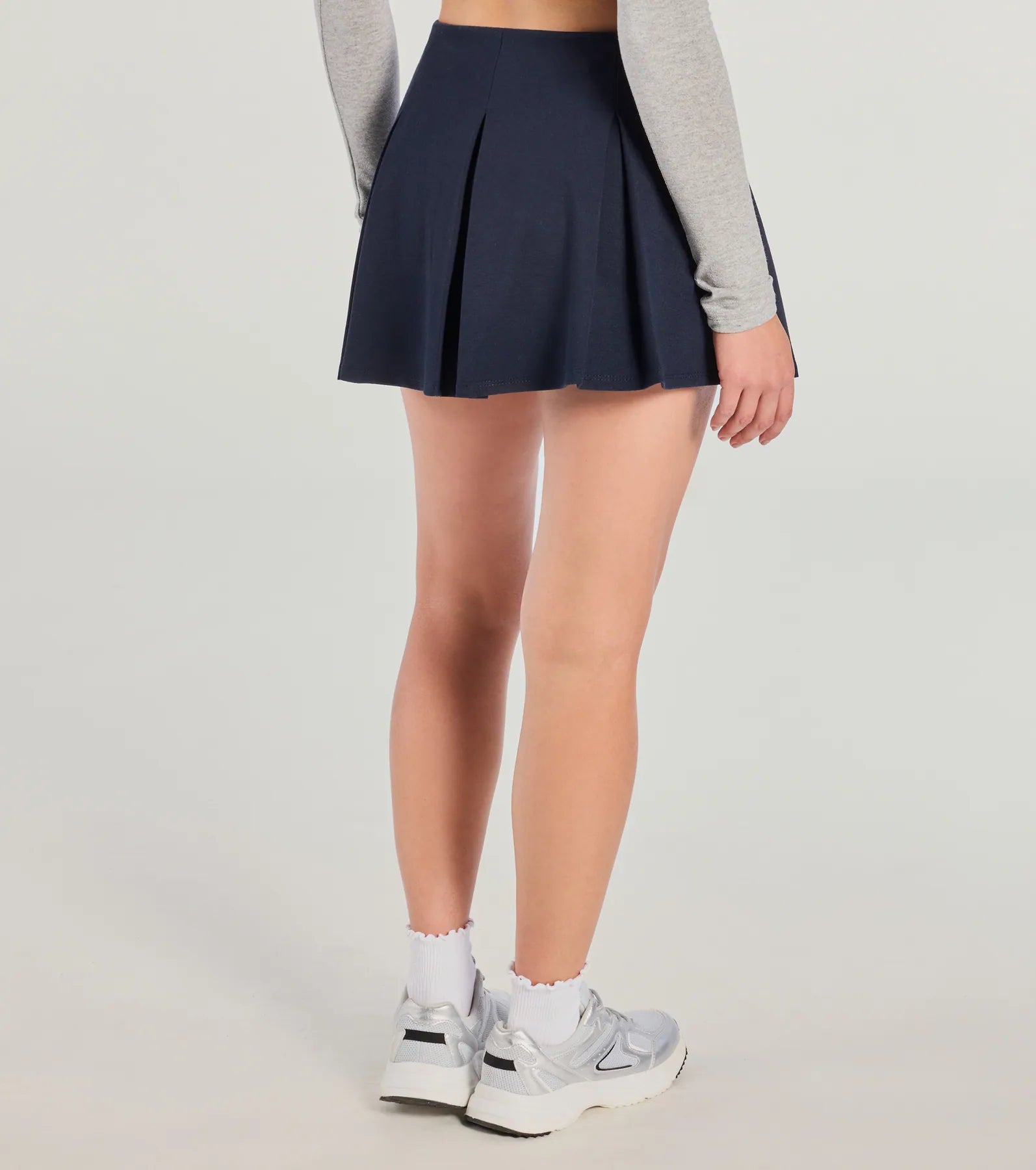 Keeping It Cute Pleated Ponte Skort - Image 6