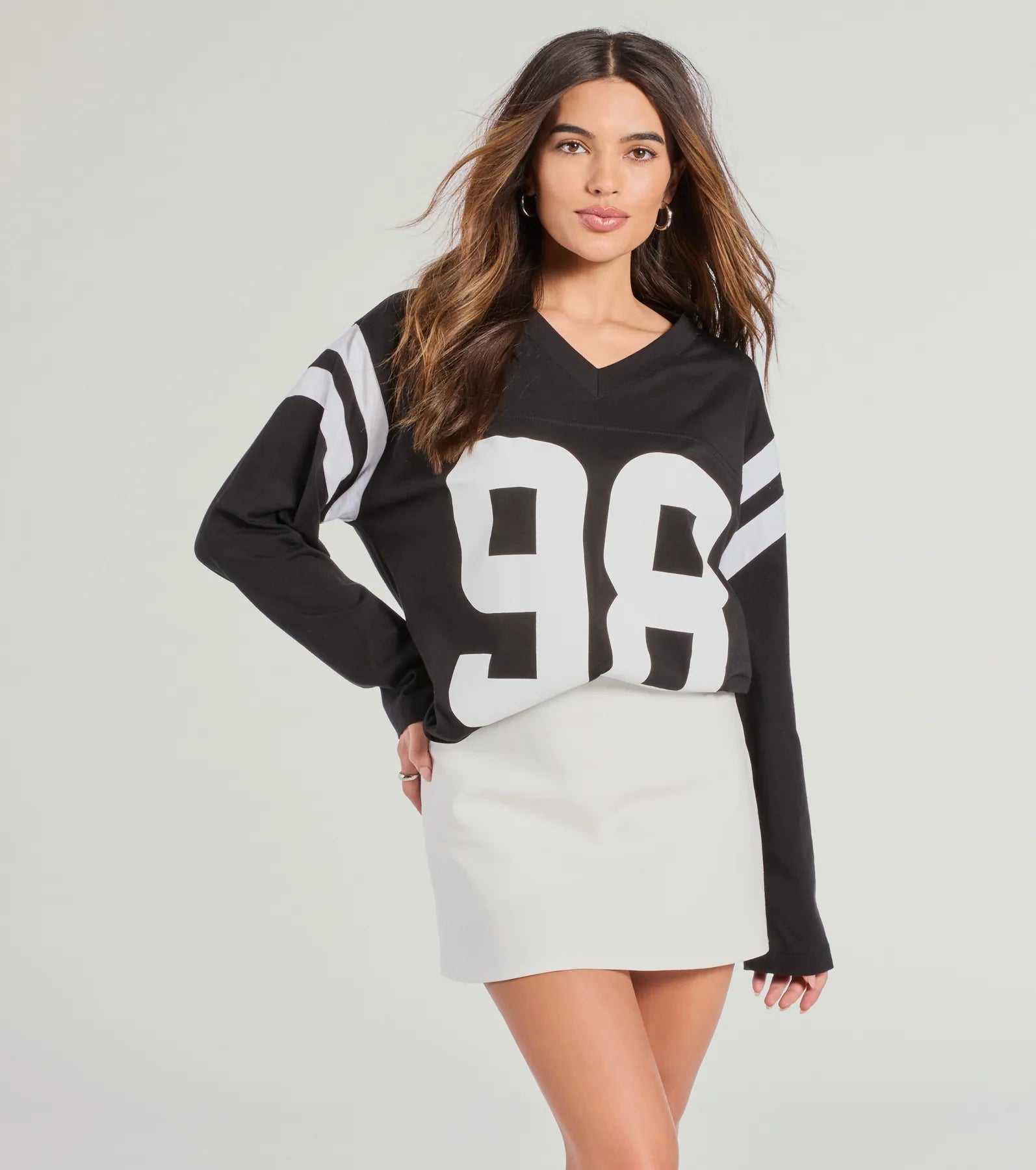 Admirable Style High-Rise Ponte Mini Skort - Image 5