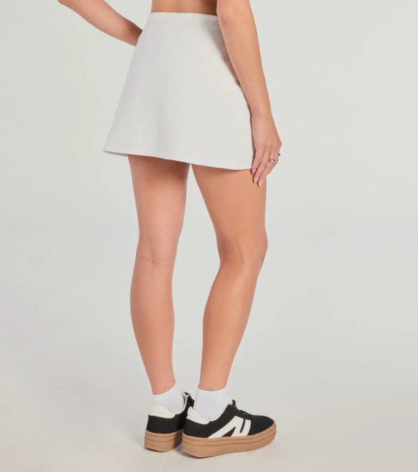 Admirable Style High-Rise Ponte Mini Skort - Image 6