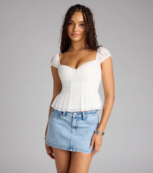 Cutest View Bow Pocket Denim Mini Skirt - Image 2