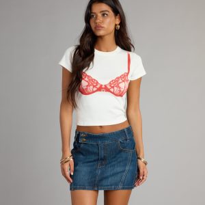 Falling For Denim Mini Skirt