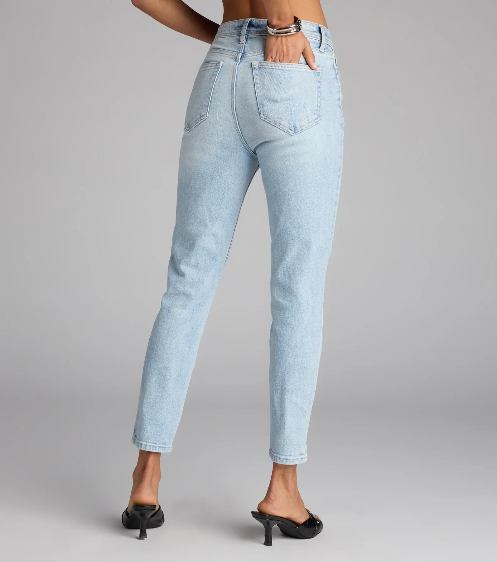Sculpt And Serve High-Rise Skinny Denim Jeans - Image 2
