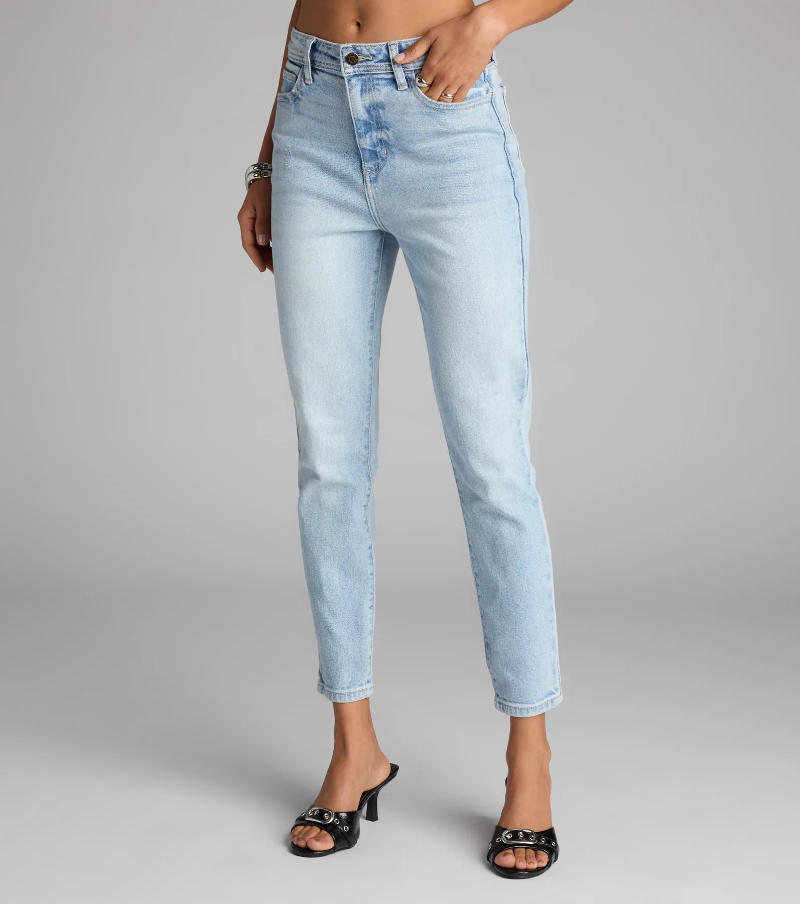 Sculpt And Serve High-Rise Skinny Denim Jeans - Image 4