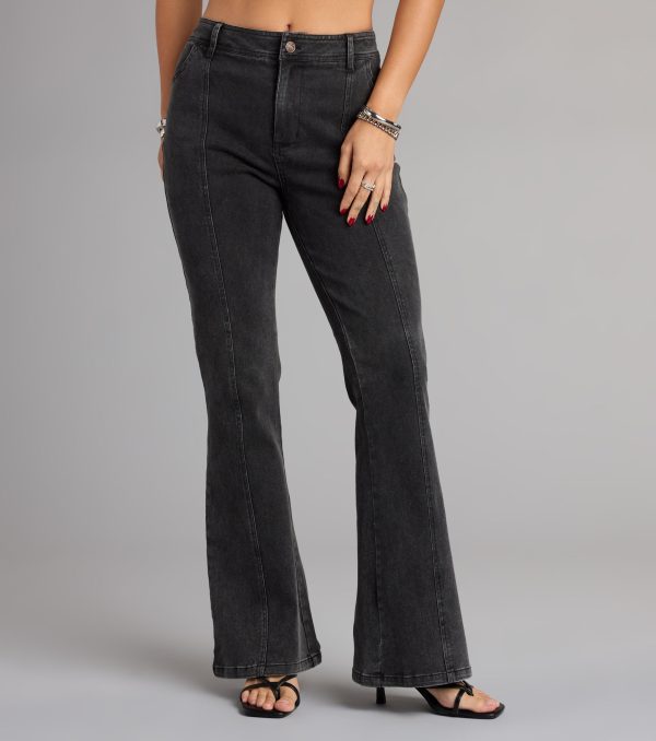 Wild Star Cheetah Mid-Rise Denim Jeans - Image 5
