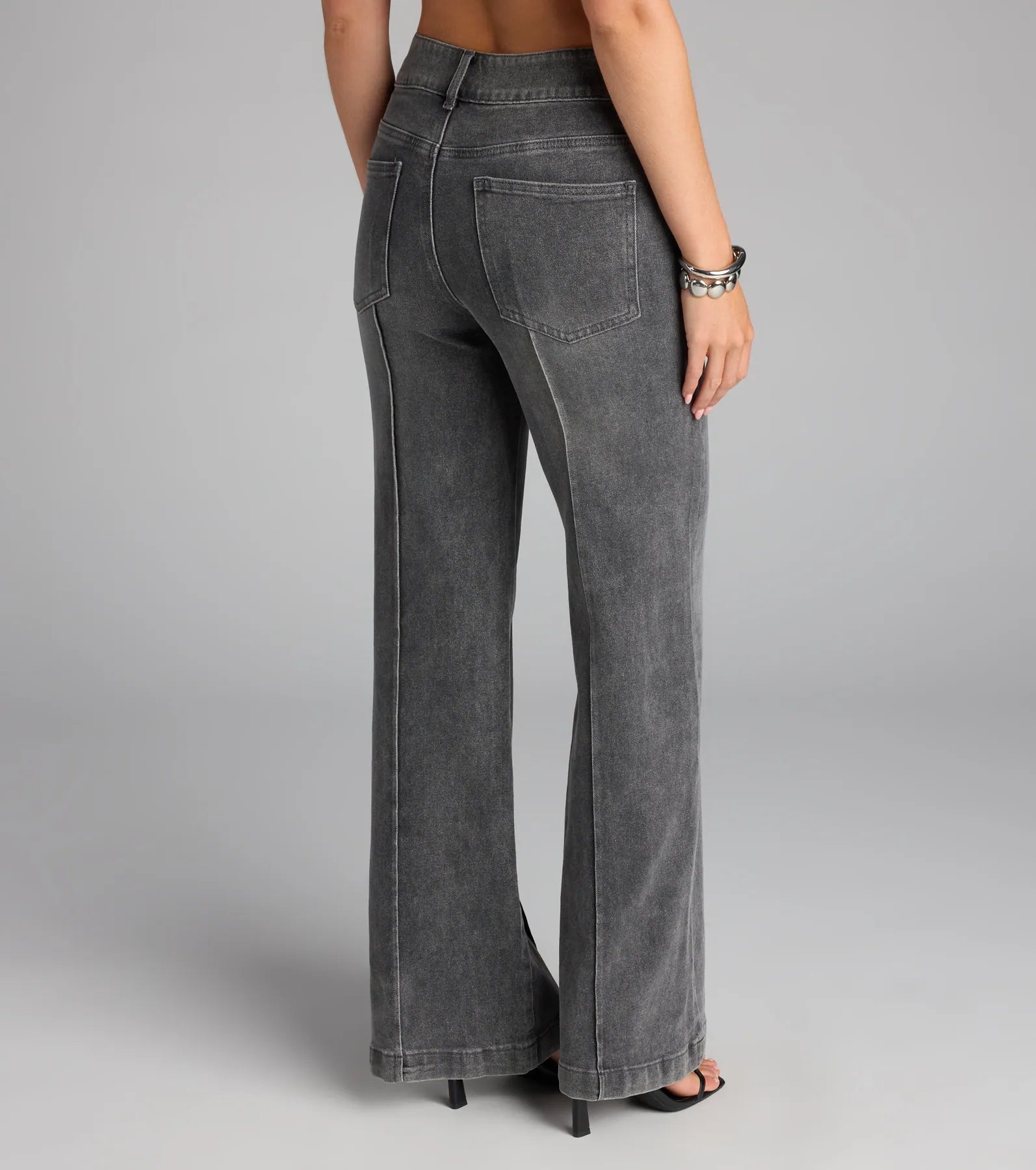 Street Sleek Straight Leg Denim Jeans - Image 2
