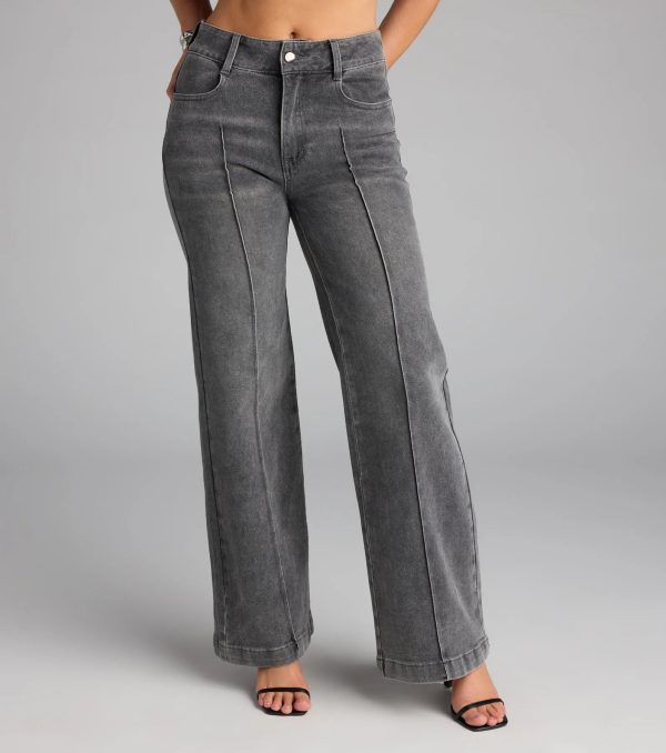 Street Sleek Straight Leg Denim Jeans - Image 4