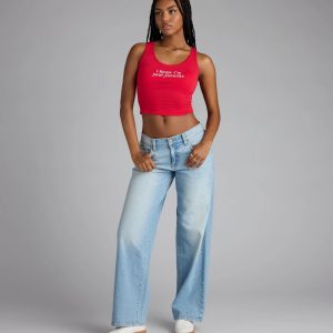 Currently Trending Low-Rise Denim Jeans