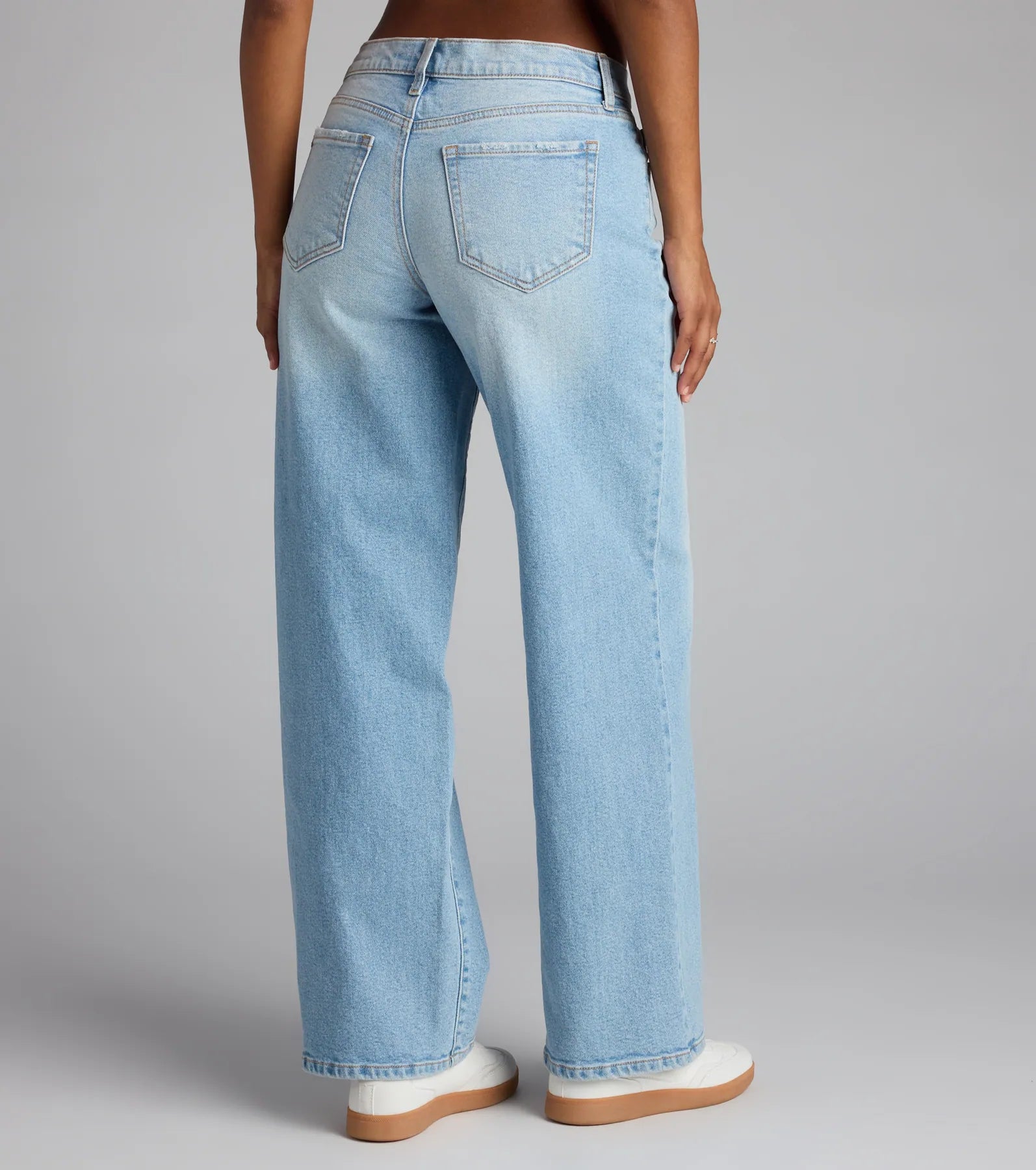 Currently Trending Low-Rise Denim Jeans - Image 2