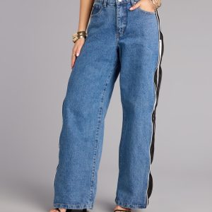 Street Circuit High-Rise Wide Leg Denim Jeans