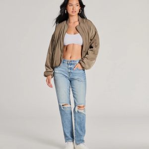 Rocky High-Rise Destructed Boyfriend Jeans