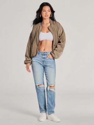 Rocky High-Rise Destructed Boyfriend Jeans