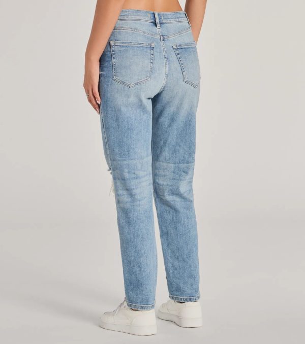 Rocky High-Rise Destructed Boyfriend Jeans - Image 2