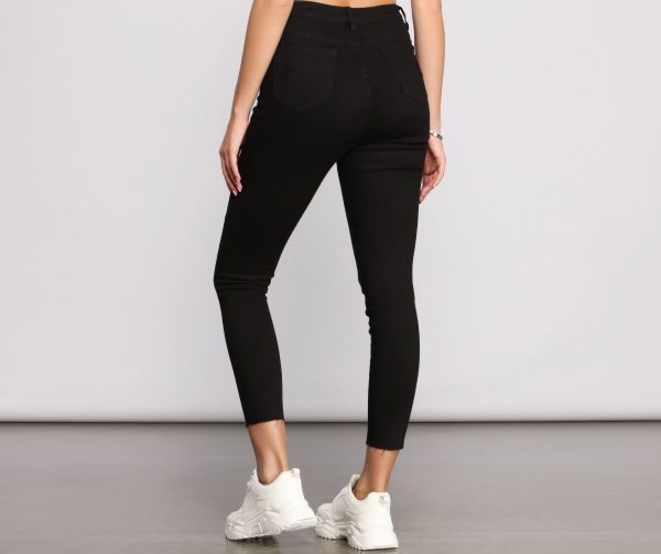 High Rise Stun On Them Cropped Skinny Jeans - Image 3