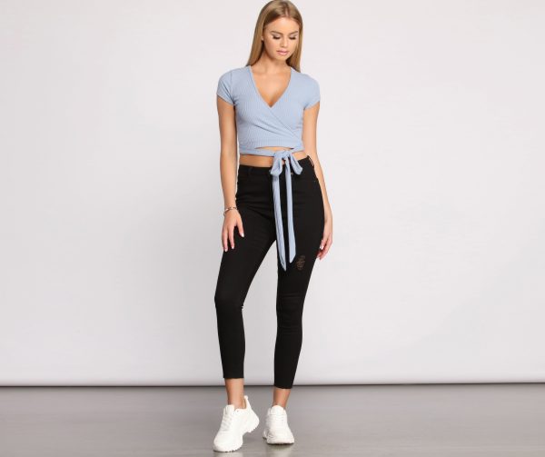 High Rise Stun On Them Cropped Skinny Jeans - Image 2
