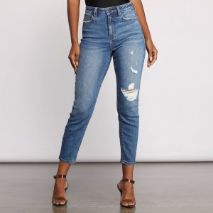 Stun and Strut High Rise Skinny Jeans