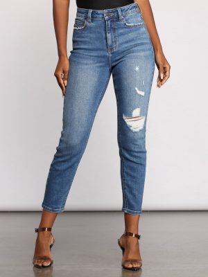 Stun and Strut High Rise Skinny Jeans
