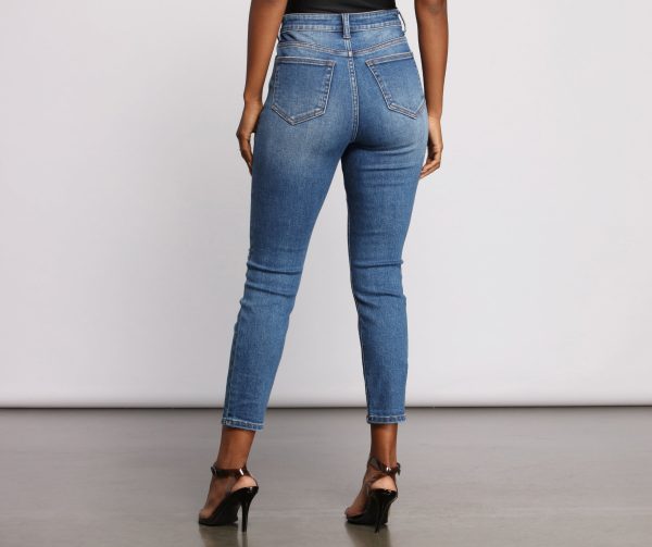 Stun and Strut High Rise Skinny Jeans - Image 2