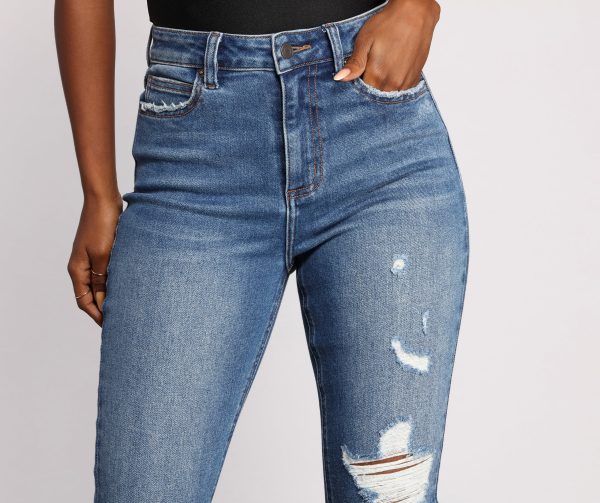 Stun and Strut High Rise Skinny Jeans - Image 3