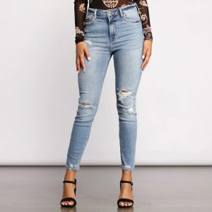 The Next Level High Rise Skinny Jeans