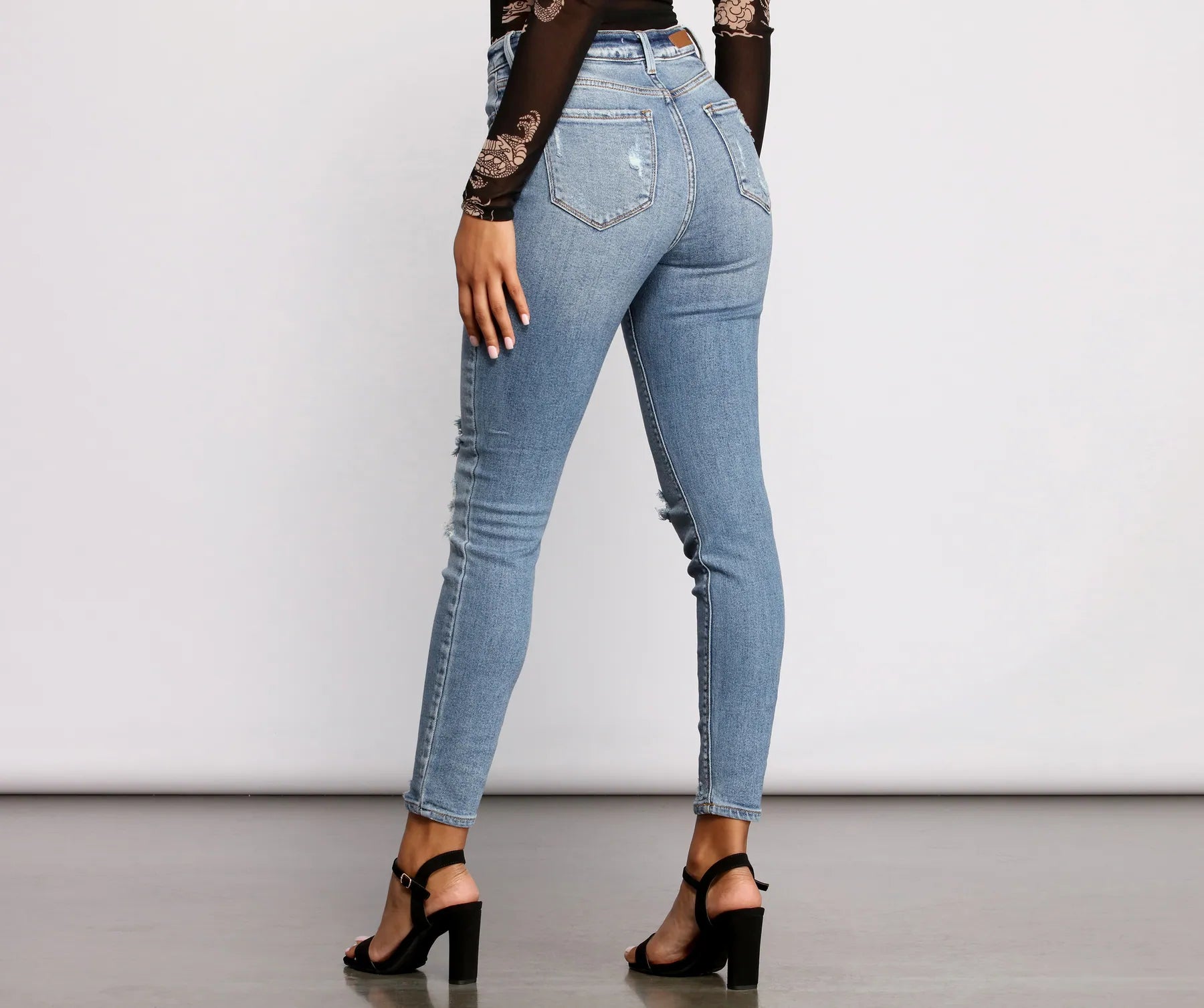 The Next Level High Rise Skinny Jeans - Image 2