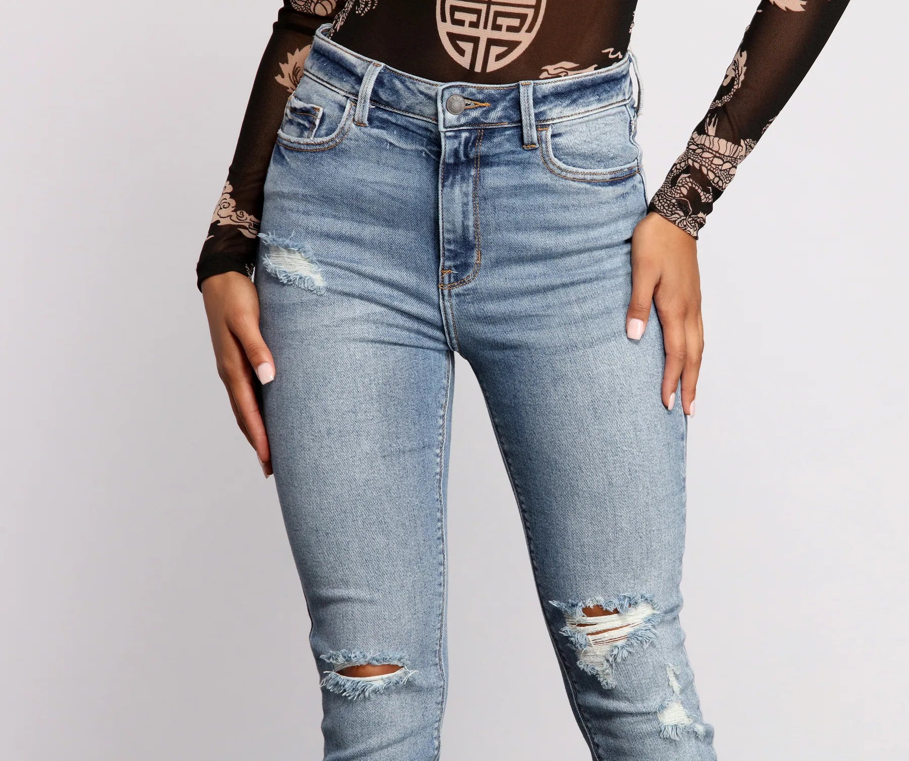 The Next Level High Rise Skinny Jeans - Image 3