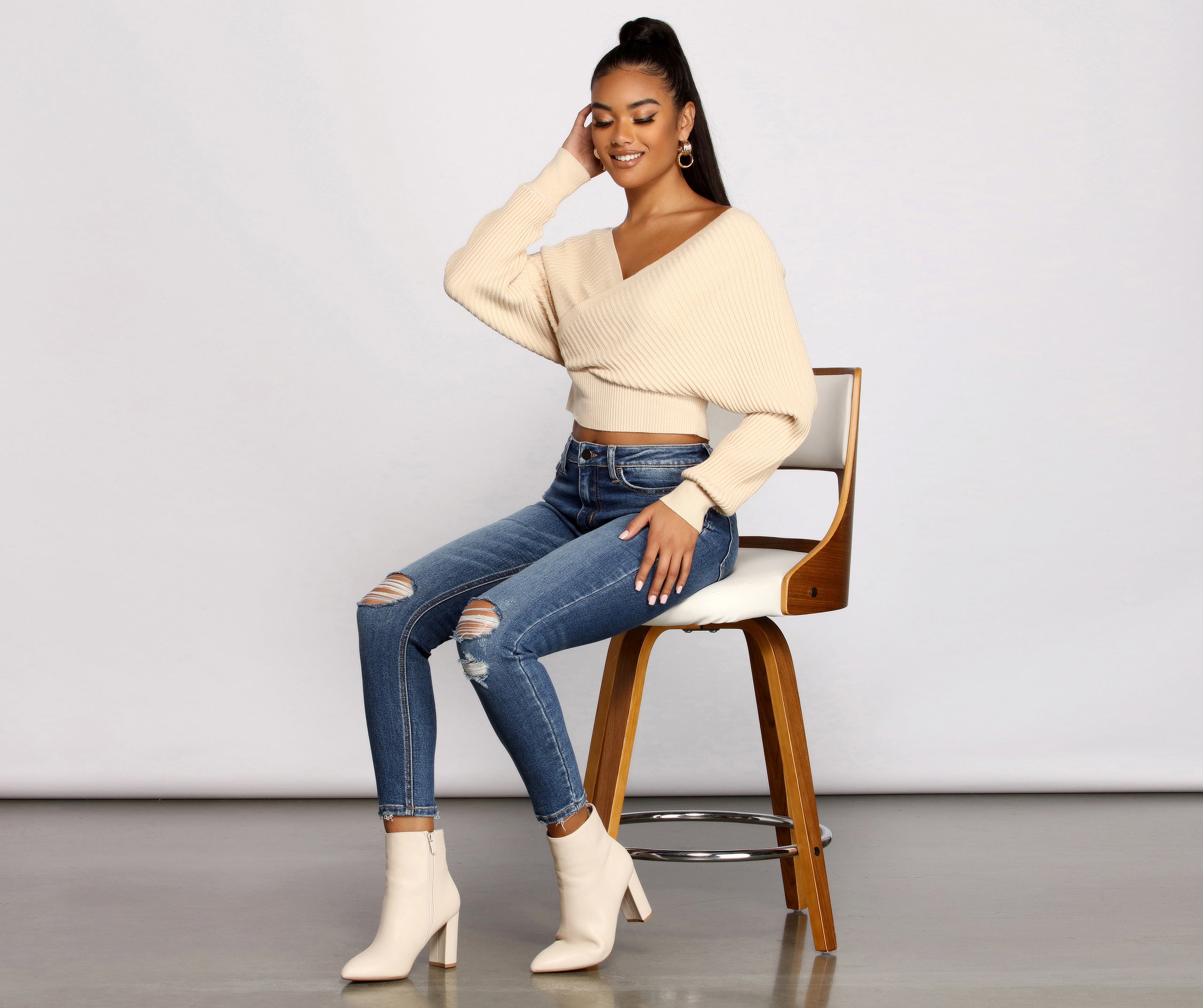 Raise It Up High Rise Skinny Jeans - Image 4