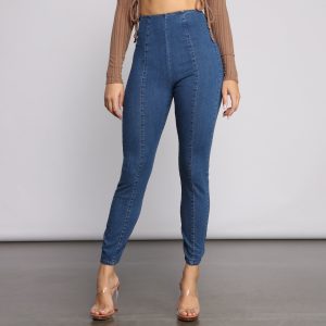 Stay Chic High Rise Skinny Jeans