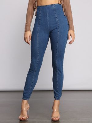Stay Chic High Rise Skinny Jeans