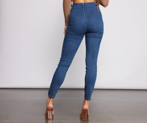 Stay Chic High Rise Skinny Jeans - Image 2