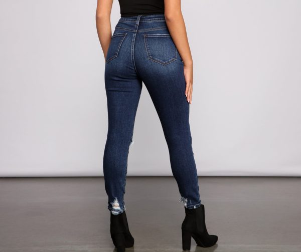 So Extra High Rise Destructed Skinny Jeans - Image 2