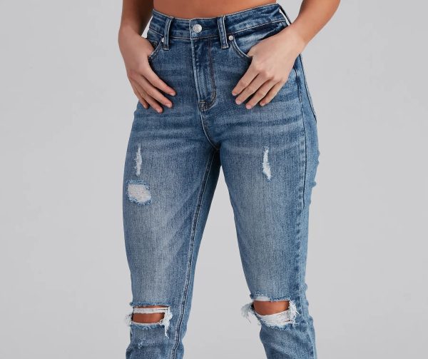 Taylor High Rise Cropped Skinny Jeans by Windsor Denim - Image 3
