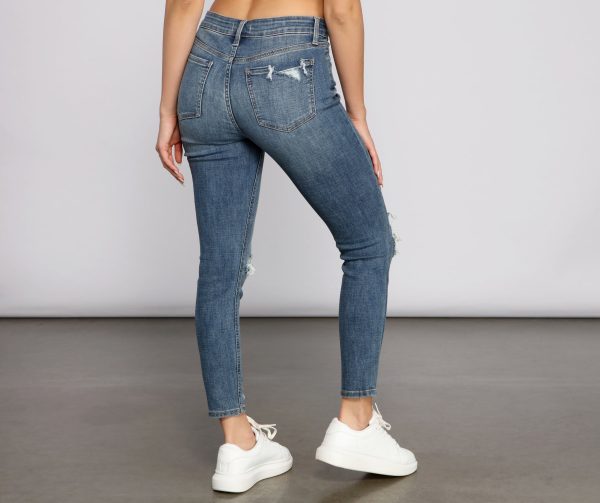 Josie Mid-Rise Cropped Skinny Jeans - Image 2