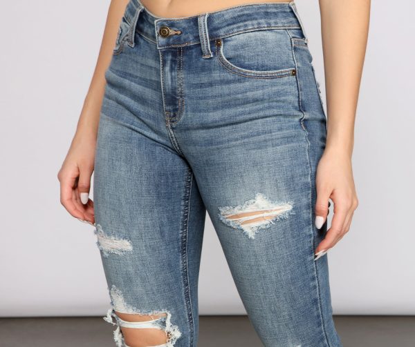 Josie Mid-Rise Cropped Skinny Jeans - Image 3