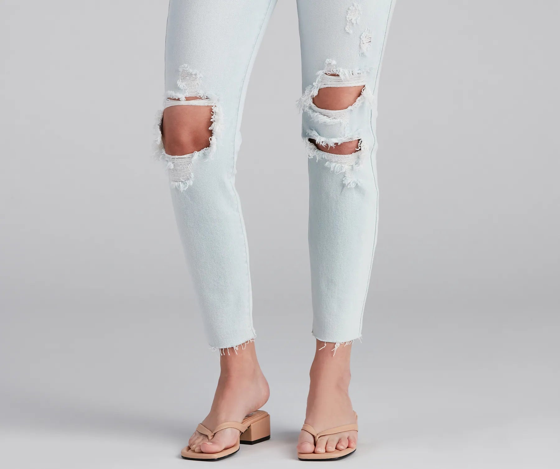 High-Rise Chic Style Skinny Jeans - Image 3