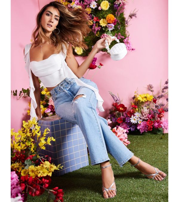 High-Rise Distressed Boyfriend Jeans - Image 6