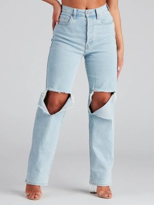 Good Vibes High Rise Boyfriend Jeans
