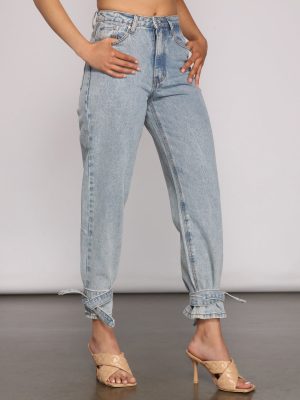 Thinking About You High-Rise Boyfriend Jeans