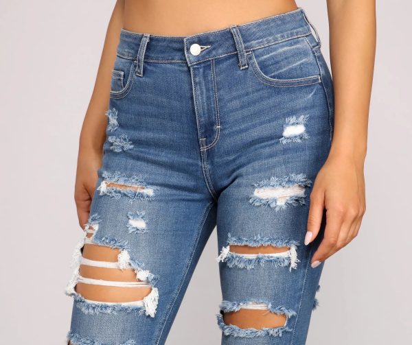 Denim Days High Waist Skinny Jeans - Image 3