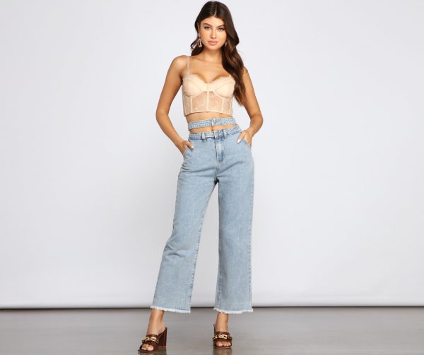 High Rise Cutout Boyfriend Jeans - Image 2