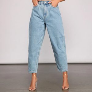 Essential High Rise Balloon Jeans