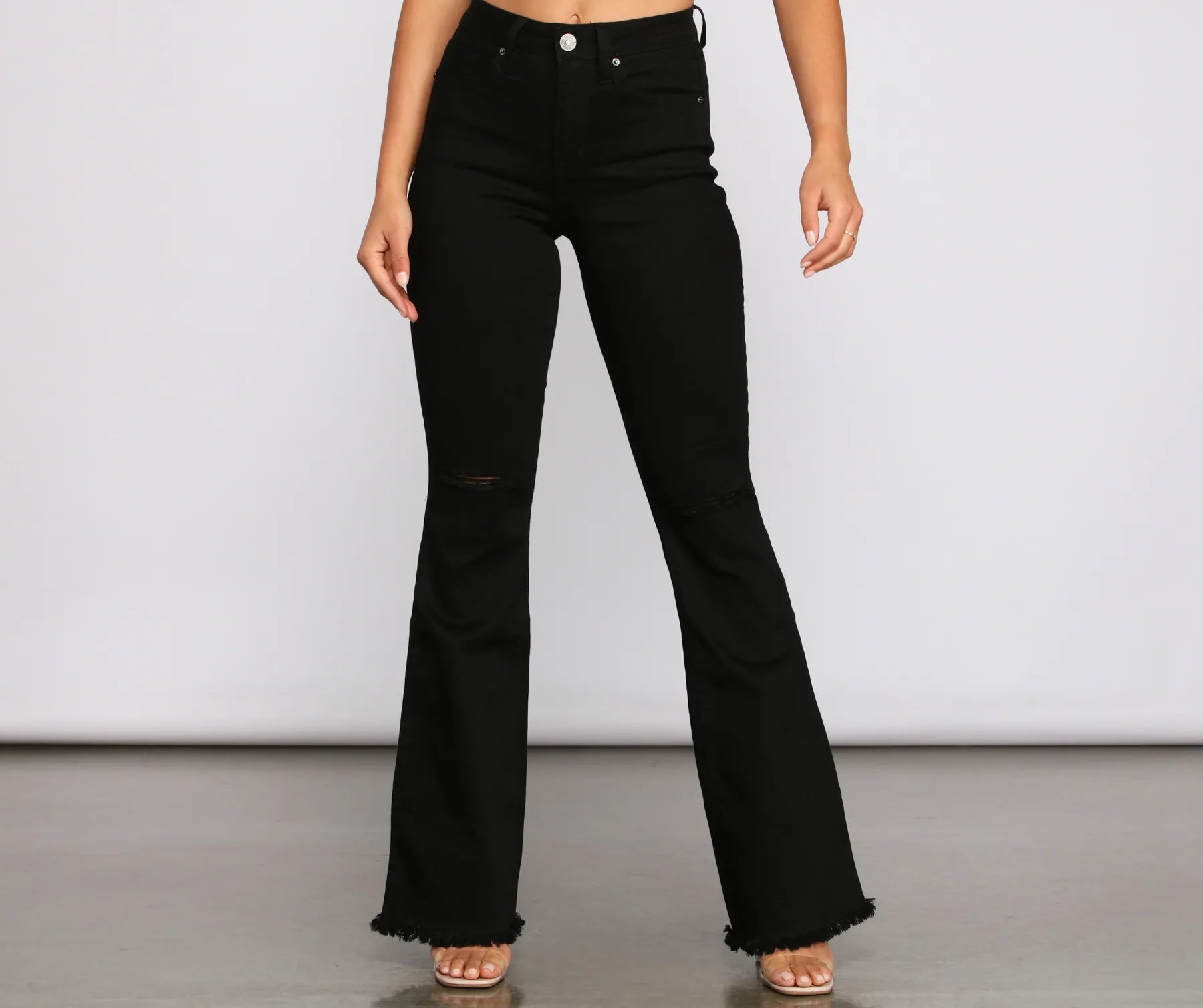 Walk It Out In Style High-Rise Flared Jeans - Image 5